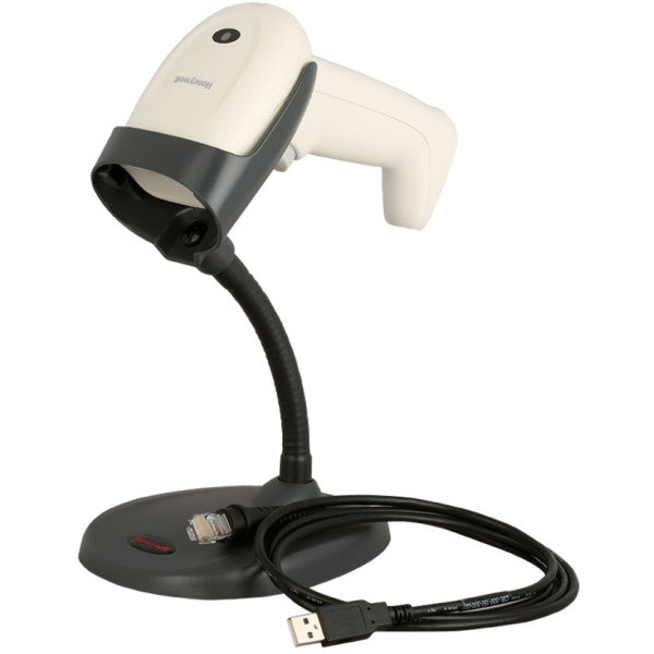 Honeywell Voyager 1350g Barcode Scanner with stand, white (1350G2D-1USB-1-R)