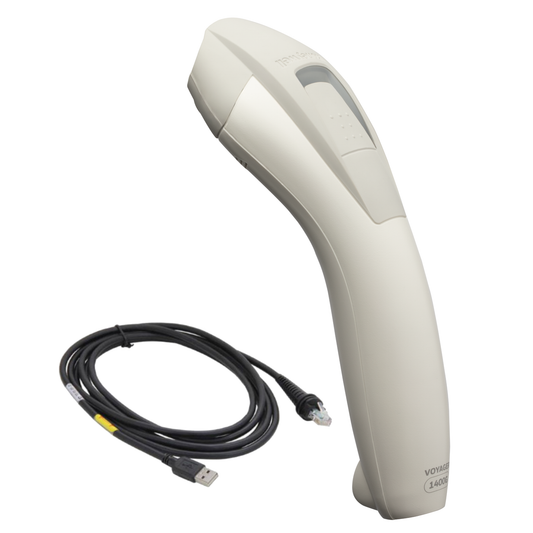 Honeywell Voyager XP 1400g Barcode Scanner with cable, white (1400GSR-1USB-E)
