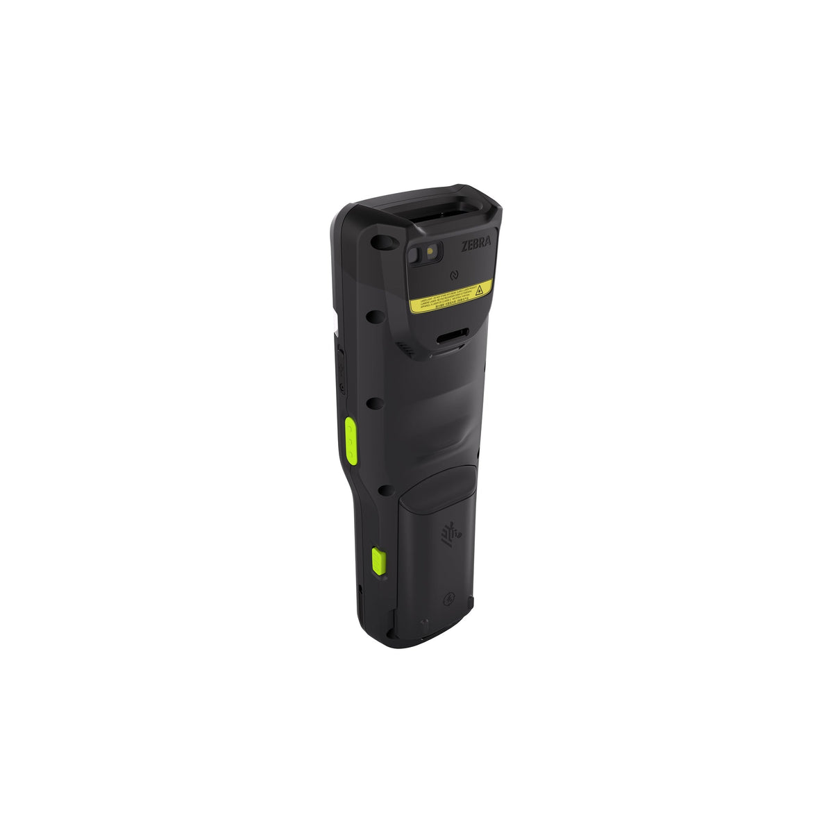 Zebra MC3450 rugged 5G keypad mobile computer, straight shooter, 47-key alphanumeric keypad (MC345B-3S1R64SS-A6) – back view