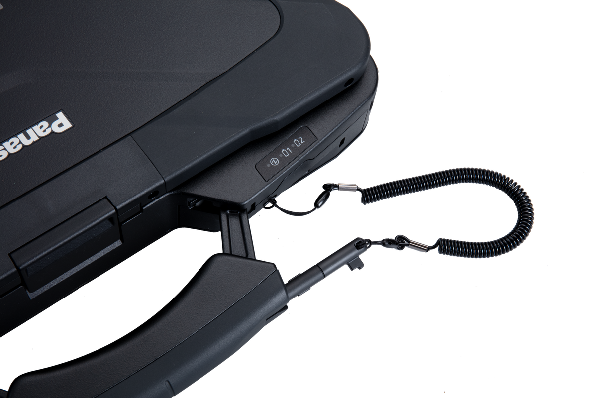 Panasonic TOUGHBOOK 40 mk2 (US keyboard) carry handle with tethered capacitive stylus pen