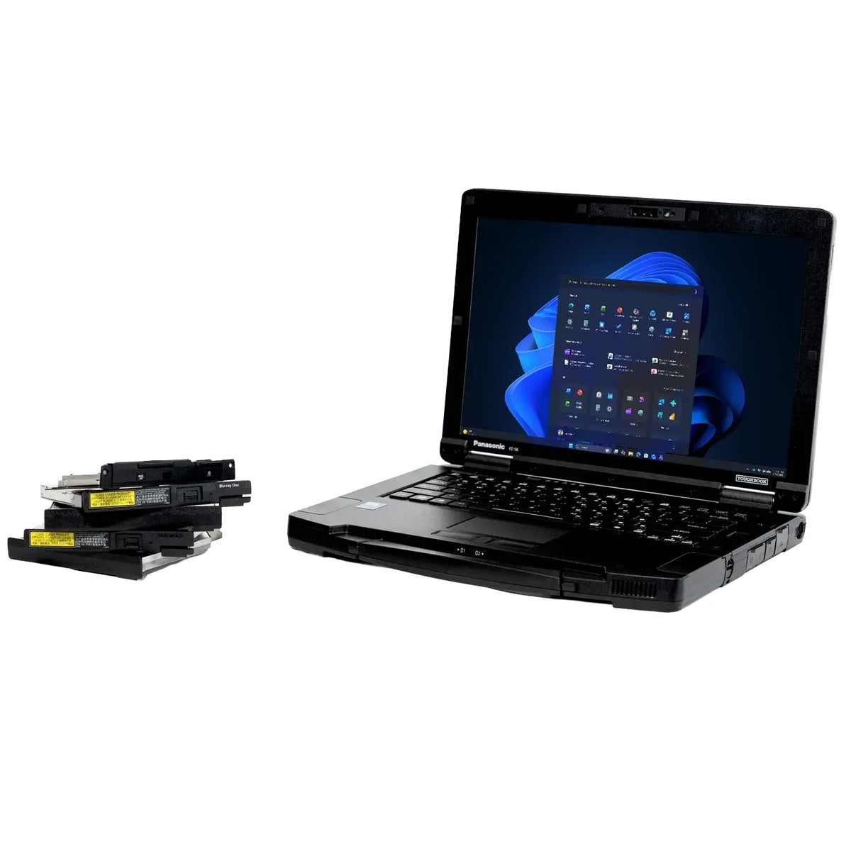 Panasonic TOUGHBOOK 56 FZ-56BZ00UB4 with interchangeable xPAK expansion modules for the modular rugged laptop