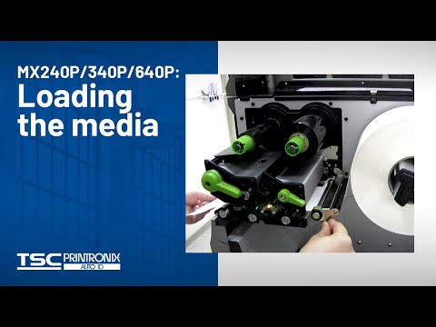 TSC MX240P/340P/640P: Loading the media