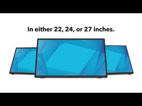 Elo 2770L 27" Touch Monitor, PCAP 10-touch, FHD, Anti-Glare, Black (E511602) – official video