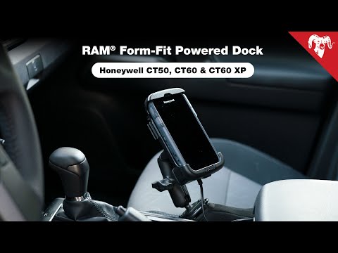 RAM Mounts Key-Locking Form-Fit Powered Dock for Honeywell CT50, CT60 & CT60 XP (RAM-HOL-HON7KLU) – official RAM Mounts video