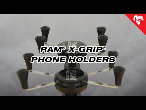 RAM Mounts X-Grip Phone Mount with Twist-Lock Suction Cup, B-Size (RAM-B-166-UN7U) – official RAM Mounts video
