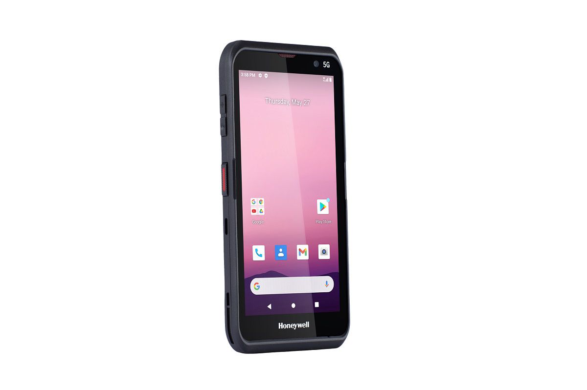 Honeywell ScanPal EDA57 Android mobile computer, 5G, S0703 2D imager (EDA57-11BE91H21RK) – angled view