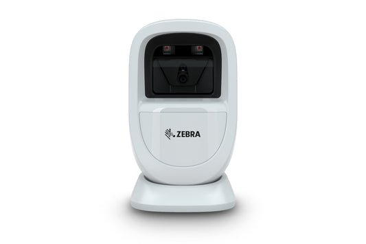 Zebra DS9308 presentation scanner in Alpine White (DS9308-SR0000WZZWW) – front view