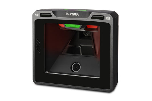 Zebra SP7201-V vertical presentation scanner with Checkpoint EAS (SP7201-SV00004ZCWW) – right 3/4 view