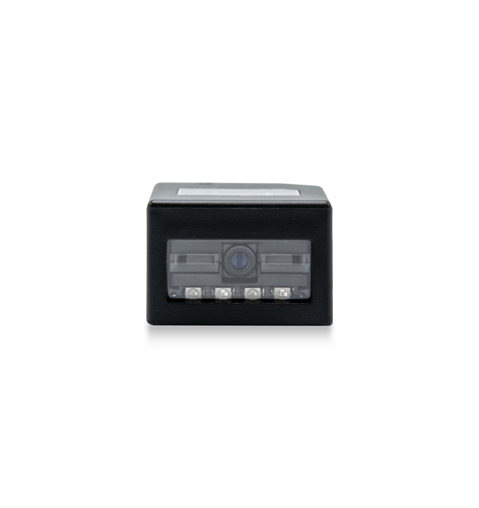Newland FM100 fixed-mount 1D CCD scanner with 2 m USB extension cable (NLS-FM100GD-U) – front view of the scan window