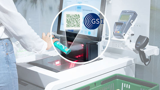 Datalogic Magellan 9600i bi-optic in-counter scanner (96116001000-004530) – in use at a self-checkout