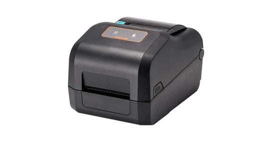 BIXOLON XD5-40t 4-inch thermal transfer desktop label printer, black (XD5-40tEBK) – front view