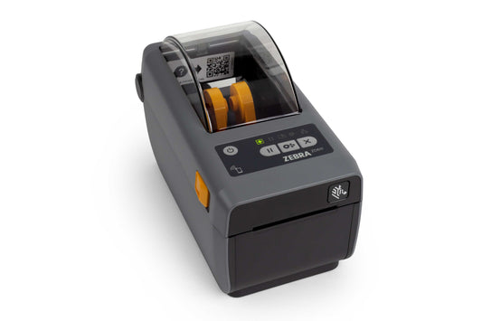 Zebra ZD611d 2-inch direct thermal desktop label printer, dark grey, 203 dpi, tear-off, Wi-Fi 6 + Bluetooth (ZD6A022-D0EQ02EZ) – right view