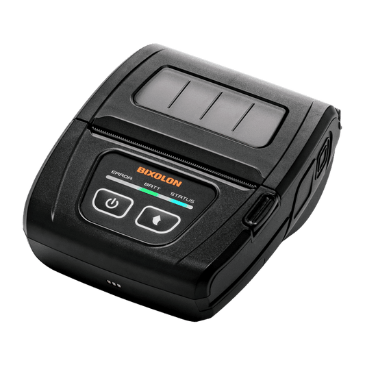 Bixolon SPP-C300 3-inch compact mobile receipt printer, Bluetooth (iOS), black (SPP-C300IK/BEG) – 3/4 view