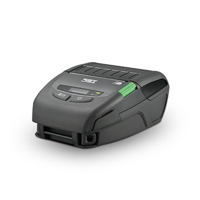 TSC Alpha-30R Premium 3-inch mobile receipt printer, Wi-Fi and Bluetooth, black (A30RP-A001-1002) – 3/4 view