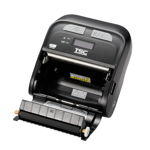 TSC TDM-30 3-inch mobile receipt and label printer, Bluetooth 5.0, black (99-083A502-0012) – open media cover