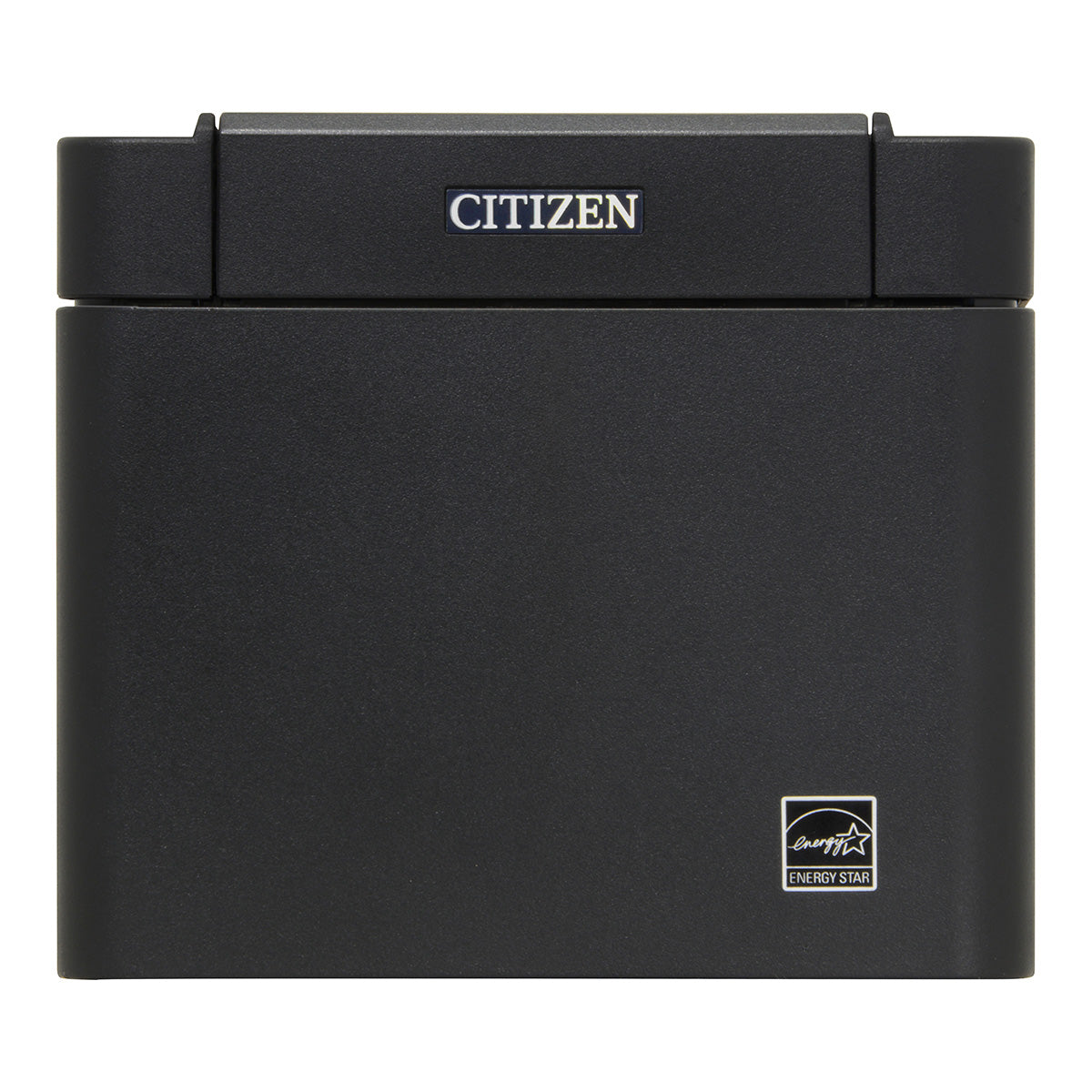 Citizen CT-E601 POS receipt printer, black (CTE601XAEBX) – front view