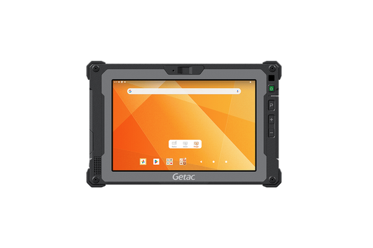 Getac ZX80 8" rugged Android tablet, without barcode scanner (Z8A7LXDX17XC) – front view