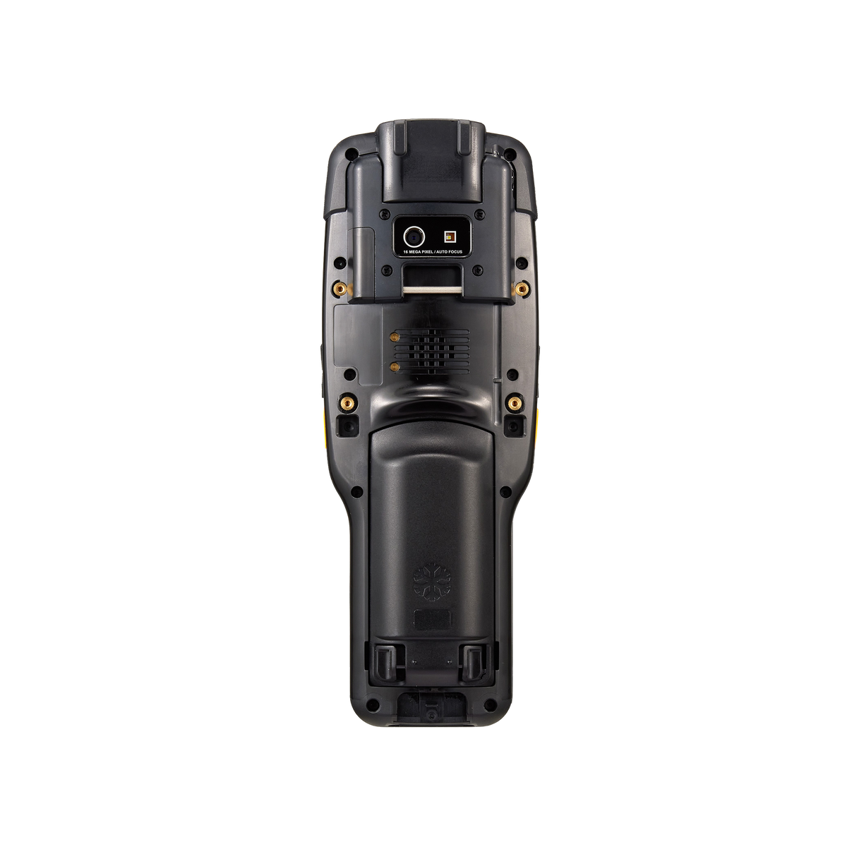 M3 Mobile UL20F (Frozen, cold-storage) rugged Android mobile computer, 28-key numeric keypad, SE4750 2D imager (U20F0C-P2CFRS-HF-R) – back view