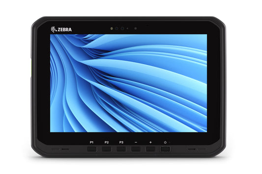 Zebra ET60 rugged tablet, Windows 11 Pro, Wi-Fi only (ET60WW-0S6DPS00C0-00) – front view