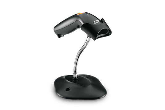 Zebra LS1203 Wired Barcode Scanner with stand, anthracite (LS1203-7AZU0100ER)