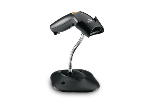 Zebra LS1203 Wired Barcode Scanner with stand, anthracite (LS1203-7AZU0100SR)