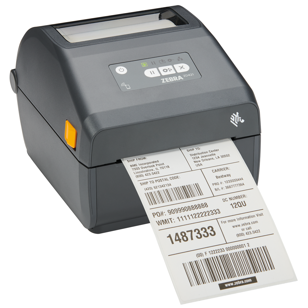 Zebra ZD421d Desktop Label Printer (ZD4A043-D0EM00EZ)